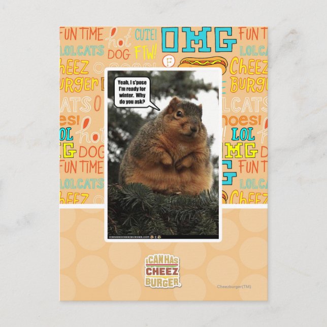 Ready for winter postcard (Front)