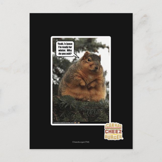 Ready for winter postcard (Front)