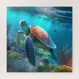 Ready-Made Turtle Jigsaw Puzzle – Just Add to Cart