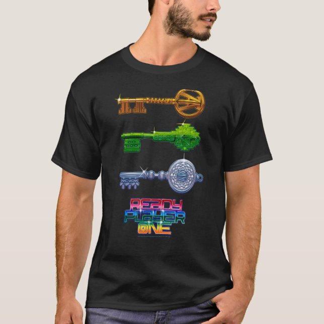 Ready Player One Keys T-Shirt (Front)