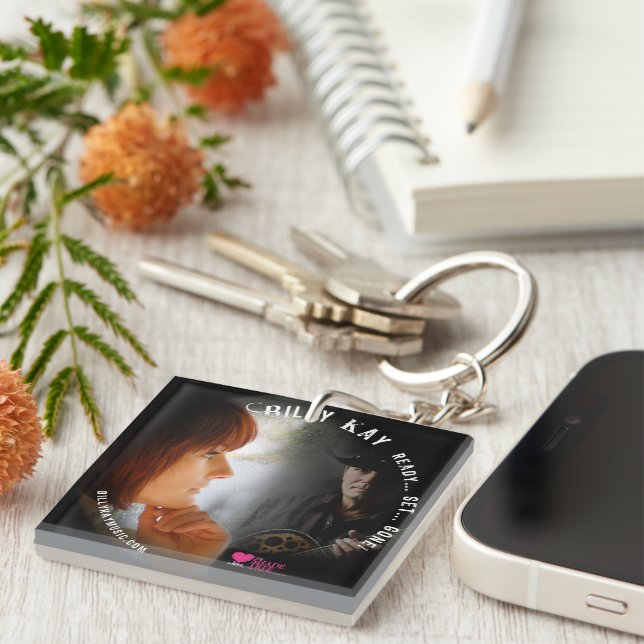 Ready... Set... Gone! Music Video Square Keychains (Front Right)