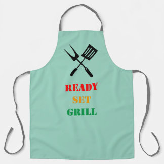Ready, set, grill apron