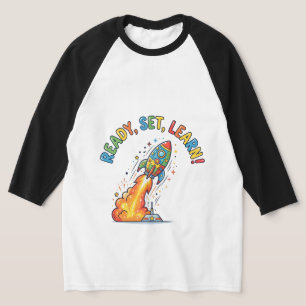 Ready Set Learn Rocket Back to School T-Shirt