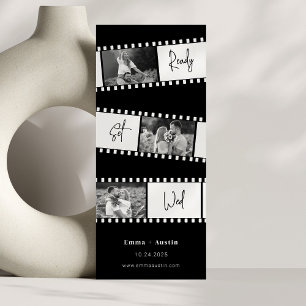 Ready Set Wed Photo Film Save The Date Invitation