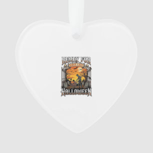Ready Since Last Halloween Zombie Shopping Cart Gr Ornament