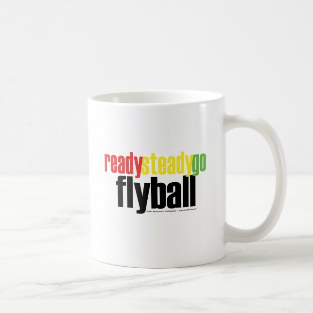 Ready Steady Go Flyball Coffee Mug (Right)