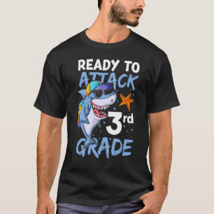 Ready To Attack 3rd Grade Apparel Back To School S T-Shirt