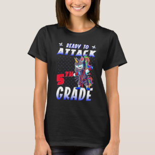 Ready To Attack 5th Grade Apparel Spy Gaming Ninja T-Shirt