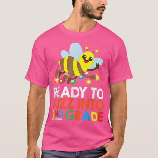 Ready To Buzz Into 2nd Grade Bee Back To School St T-Shirt