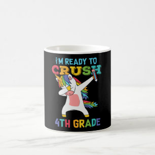 Ready to Crush 4th Grade Unicorn Back to School Coffee Mug