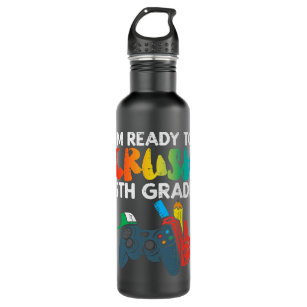 Ready To Crush 5th Grade Fifth Video Gamer Back Sc 710 Ml Water Bottle