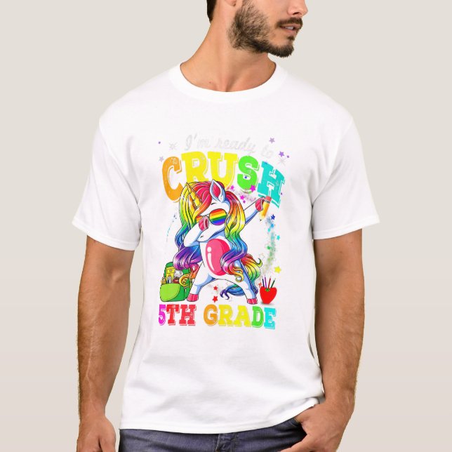 ready to crush 5th Grade T-Shirt (Front)