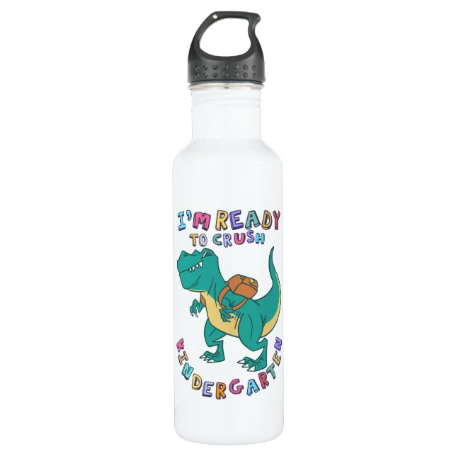 Ready to crush kindergarten 710 ml water bottle (Front)