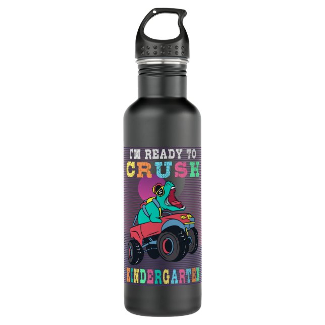 Ready to crush kindergarten 710 ml water bottle (Front)