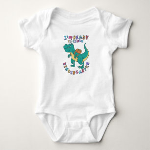 Ready to crush kindergarten baby bodysuit