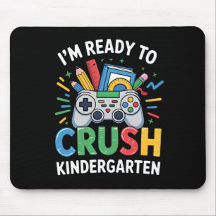 Ready To Crush Kindergarten Gamer Ck To School Tod Mouse Mat