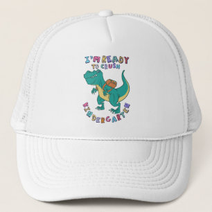 Ready to crush kindergarten trucker hat