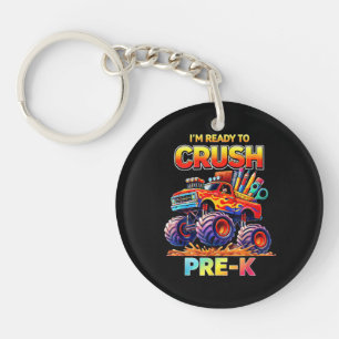Ready to Crush Pre-K Monster Truck Back to School Key Ring