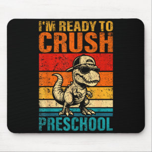 Ready to crush preschool dinosaur preschool mouse mat