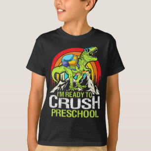 Ready To Crush Preschool Retro Back To School  T-Shirt