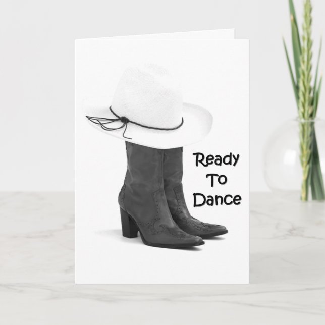 READY TO DANCE - ***CONGRATULATIONS*** CARD (Front)