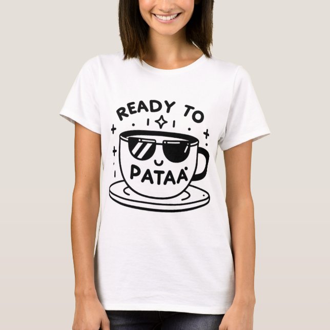 ready to drink coffee with this ?? T-Shirt (Front)