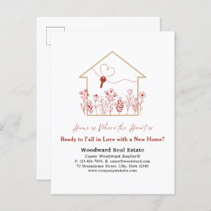 Ready to Fall in Love?   Realtor Promotional Home  Postcard