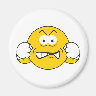 Ready to Fight Face Magnet