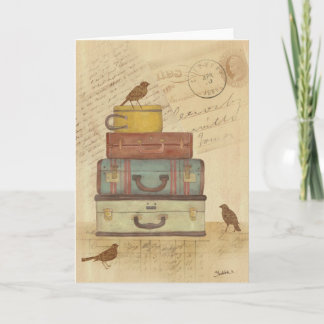 Ready To Fly Illustration Blank Greeting Card