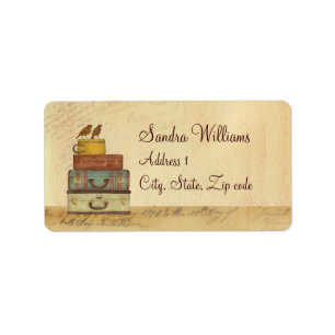 Ready To Fly Love Birds Address Label