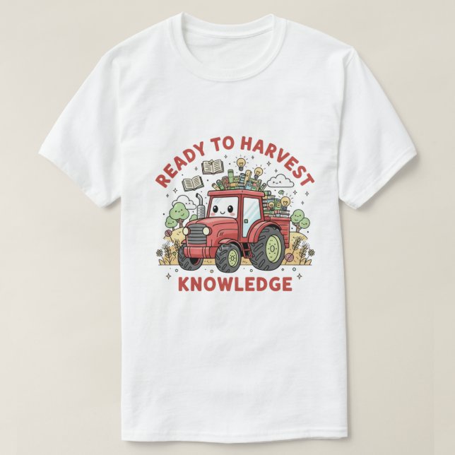 Ready to Harvest Knowledge T-Shirt (Design Front)