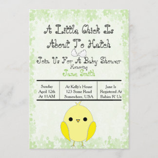 Ready to Hatch Baby Shower Invite