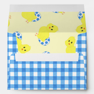 Ready To Hatch Chicky Boy Baby Shower Envelopes