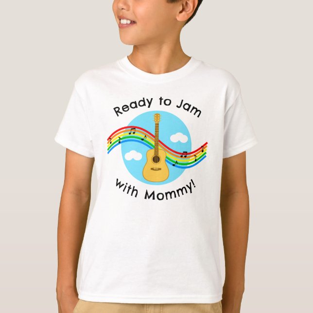 Ready to Jam Personalised Kids Shirt (Front)