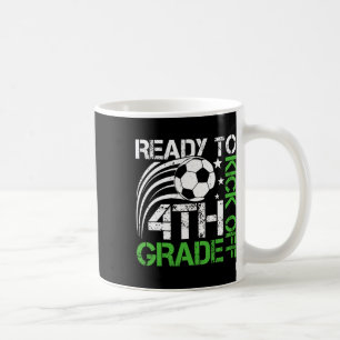 Ready To Kick Off 4th Grade Soccer Byll Retro Byck Coffee Mug