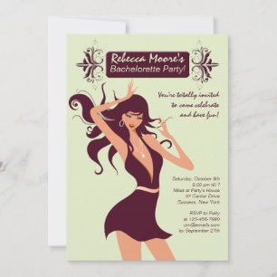 Ready to Party Bachelorette Invitation