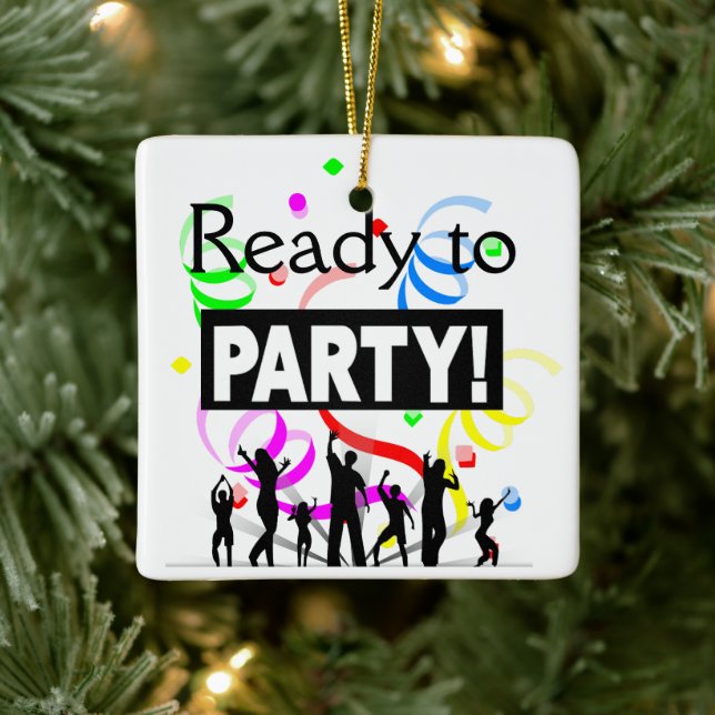 Ready To Party Ornament (Tree)