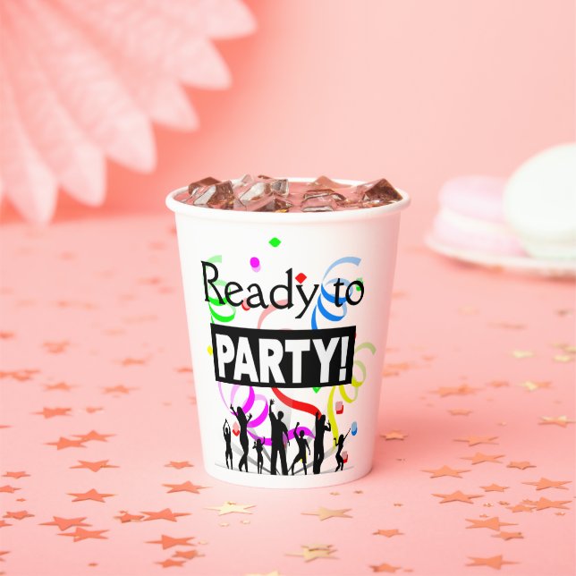 Ready To Party Paper Cup  (Insitu)