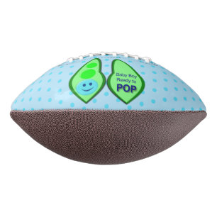 Ready to Pop Baby Boy Blue Pea American Football