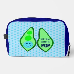 Ready to Pop Baby Boy Blue Pea Dopp Kit