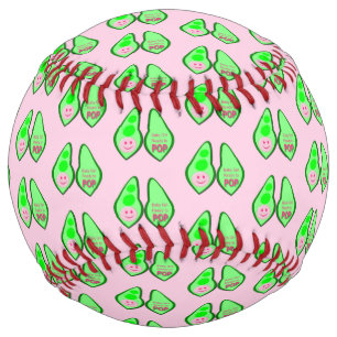 Ready to Pop Baby Girl Pink Pea Softball