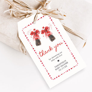 Ready to Pop Baby Shower Favor Tags