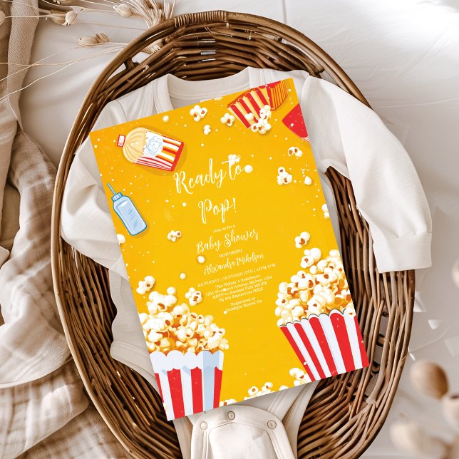 Ready to Pop Baby Shower Invitation (Creator Uploaded)