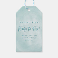 Ready to pop! baby shower invite thank you favour