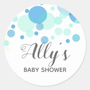 Ready to Pop! Baby Shower Stickers Personalised