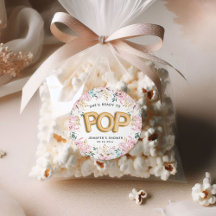 "Ready to Pop" Floral Baby Shower Balloons