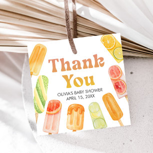 Ready to Pop Popsicle Baby Shower Favour Tags