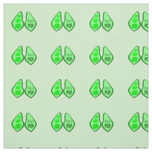 Ready to Pop Pregnant Green Pea Fabric