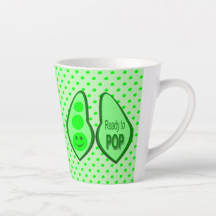 Ready to Pop Pregnant Green Pea Latte Mug