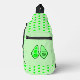 Ready to Pop Pregnant Green Pea Sling Bag